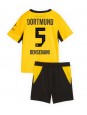 Otroški Nogometna dresi replika Borussia Dortmund Ramy Bensebaini #5 Domači 2026-27 Kratek rokav (+ hlače)